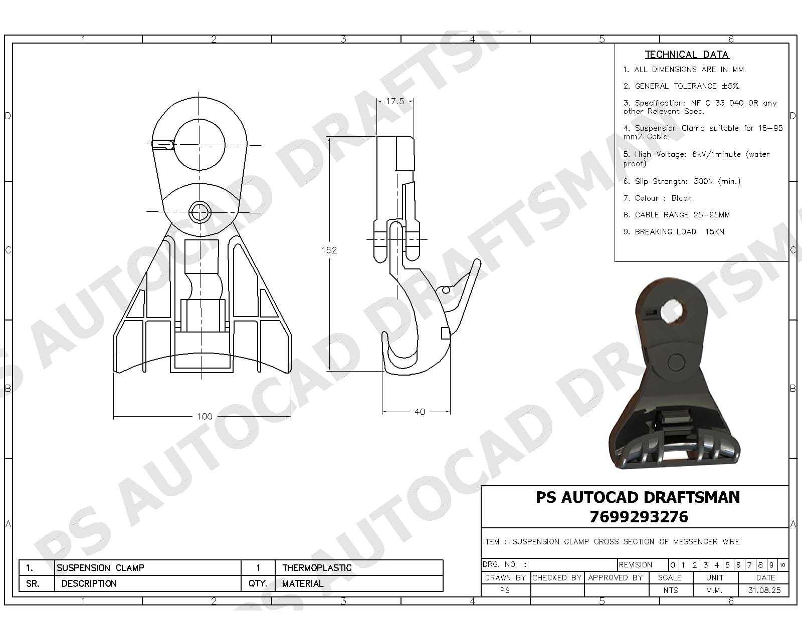 AutoCAD 2D drawing